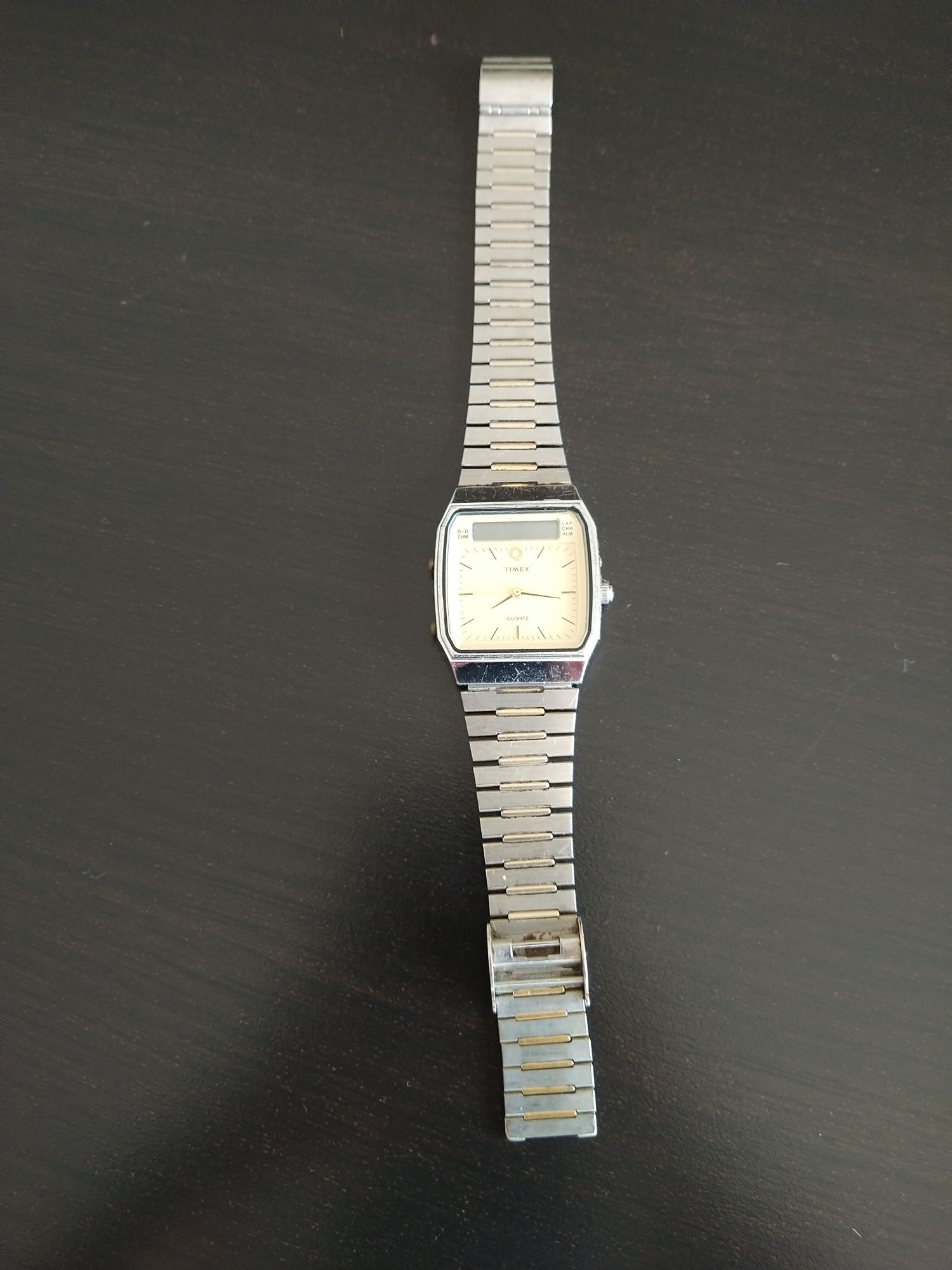 Vintage Timex V Cell Relógio Digital/Analógico Chronograph Alarm
Pulse