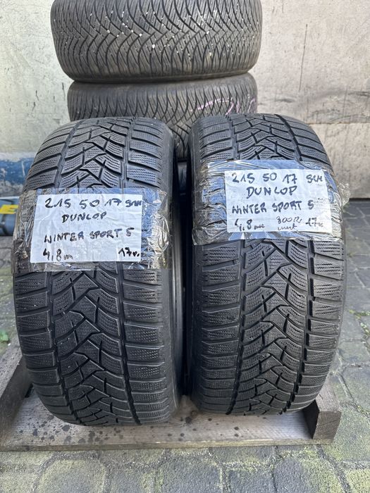 Opony zimowe dunlop 215/50r17