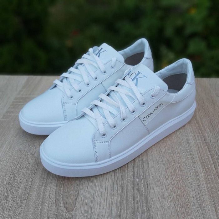 КРОССОВКИ CALVIN KLEIN Мужские белые кеды Кельвин весна/лето 40-44 кож