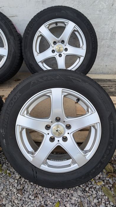 4x Koła zimowe 5x112 R16 ET42 otwór 60/57.1 Opony zima 205/60 rok 2019