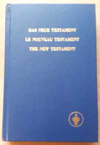 Nowy Testament w językach: niemieckim, francuskim i angielskim