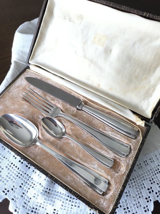 Talheres muito antigos com banho de prata