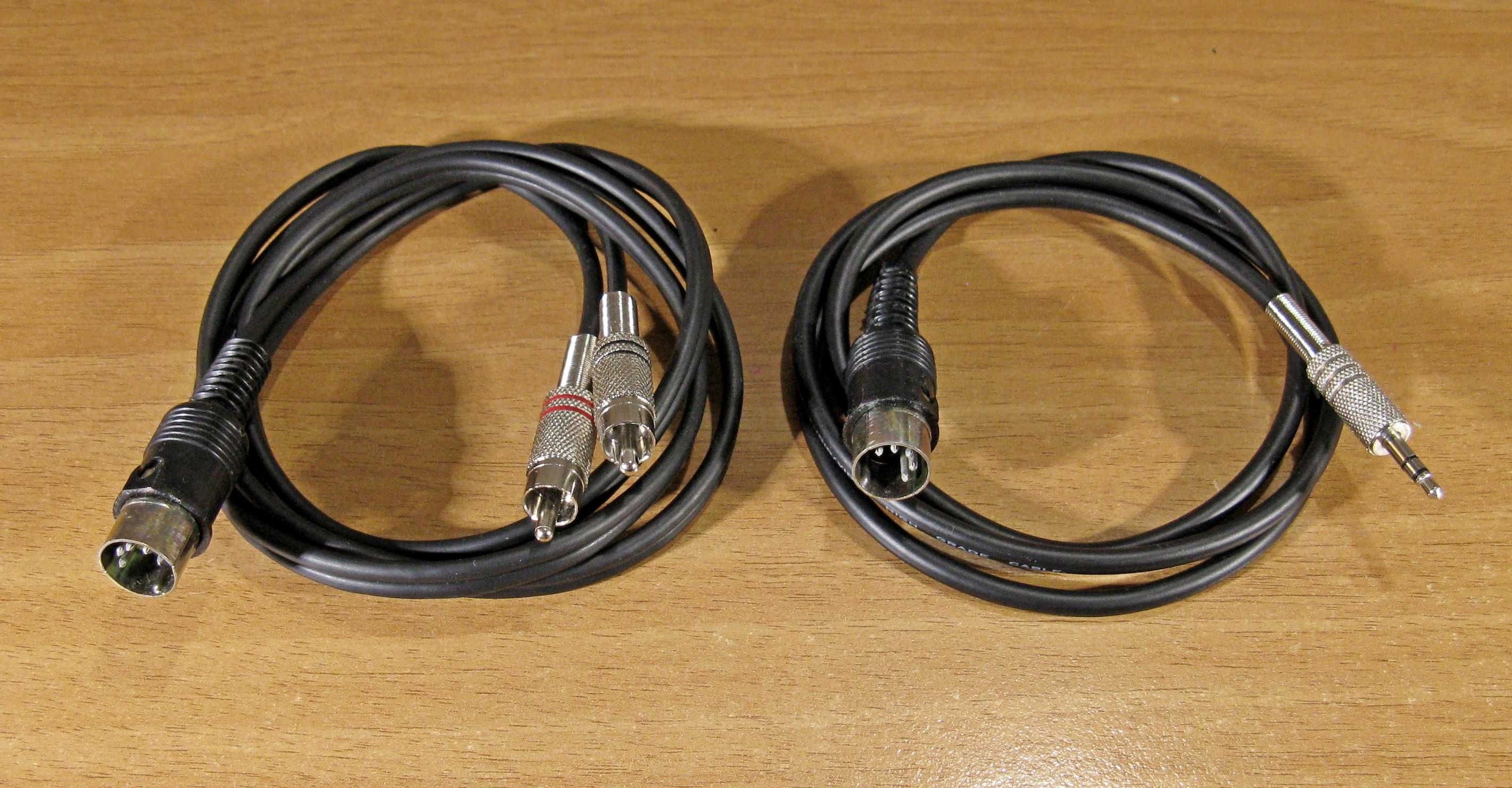 DIN 5pin-jack 3.5/rca кабель перехідник