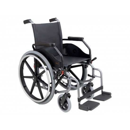 Cadeira de Rodas Manual em Aço Celta 41/43/46 cm Roda Grande - NOVO