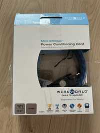 WireWorld Mini-Stratus Power Cord kabel zasilajacy audio 1m ósemka