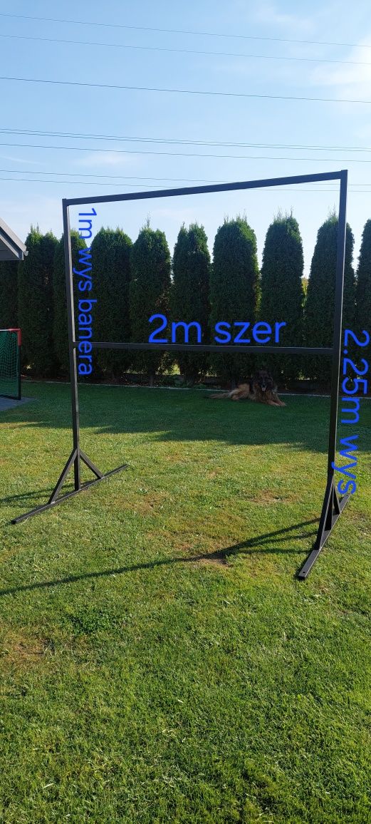 Stojak pod baner, reklamę, tablice itp