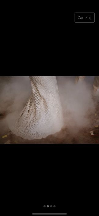 Suknia ślubna 2w1 rybka, księżniczka. 40-42