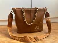 MASSIMO Contti torebka shopper skóra nat