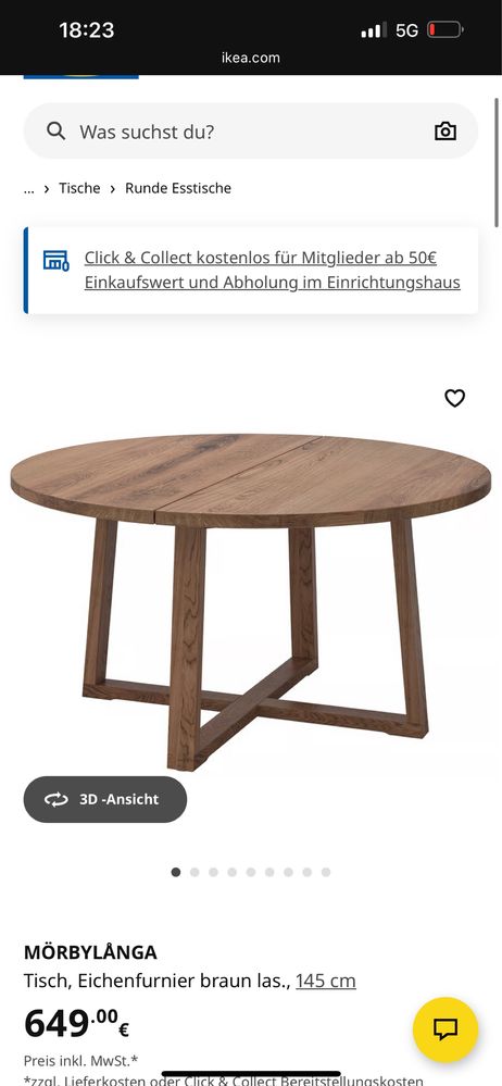 Beautiful ikea table