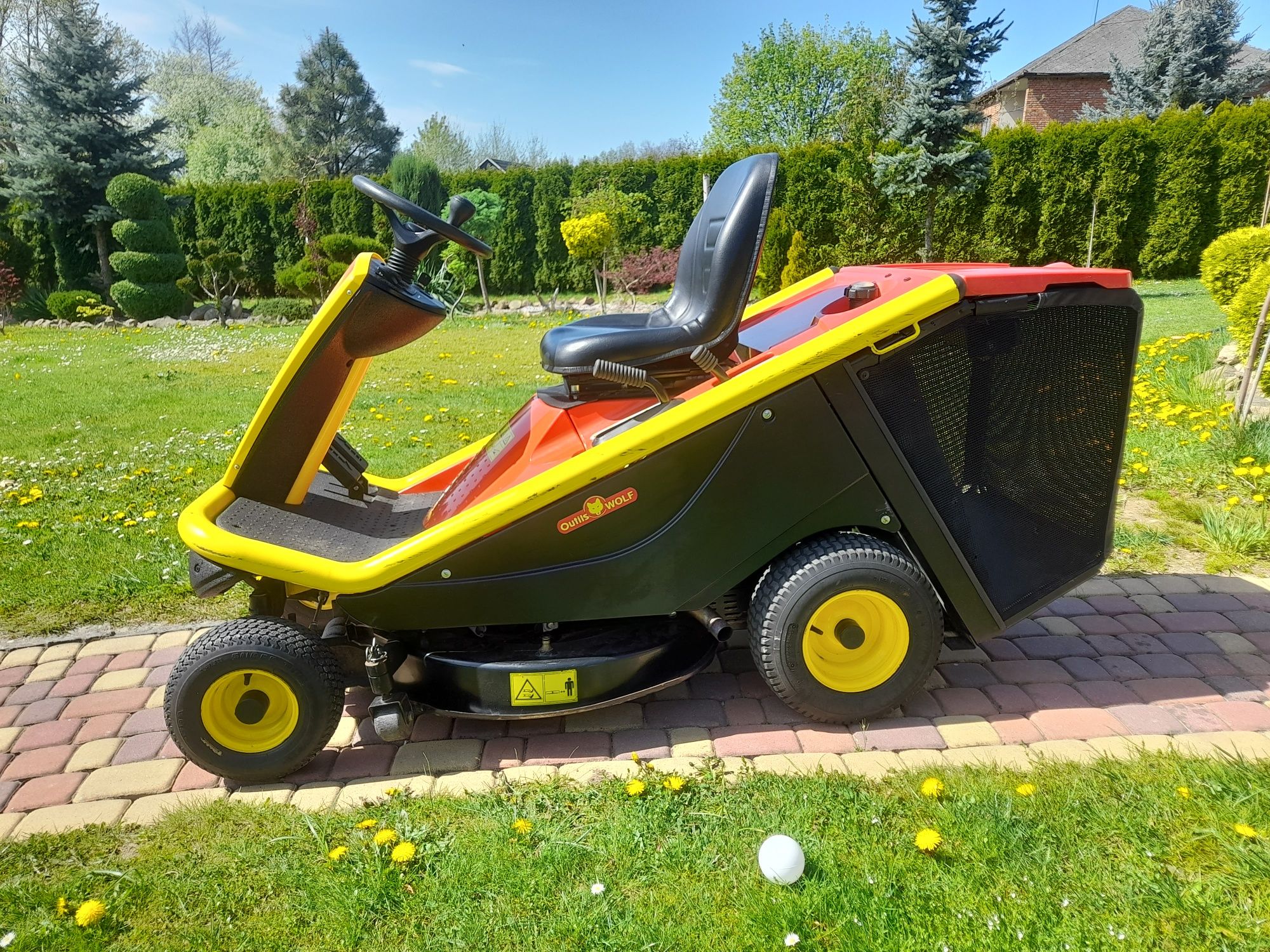 Traktorek kosiarka VOLF- jardin,etesia kawasaki, profesjonalny,120godz