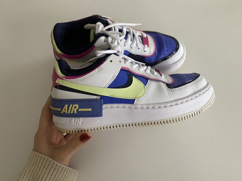 Nike air Force 1 Shadow sneakersy kolorowe rozmiar 40