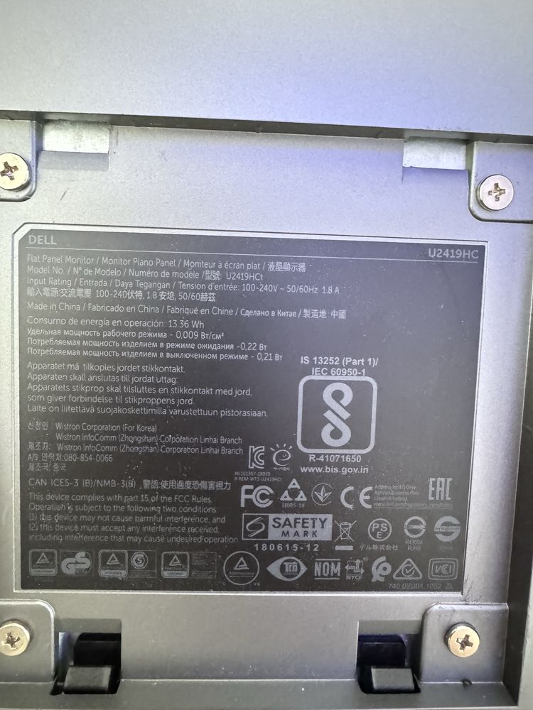 Monitor Dell u2419HC FullHD biurowy gaming power delivery ucb-c