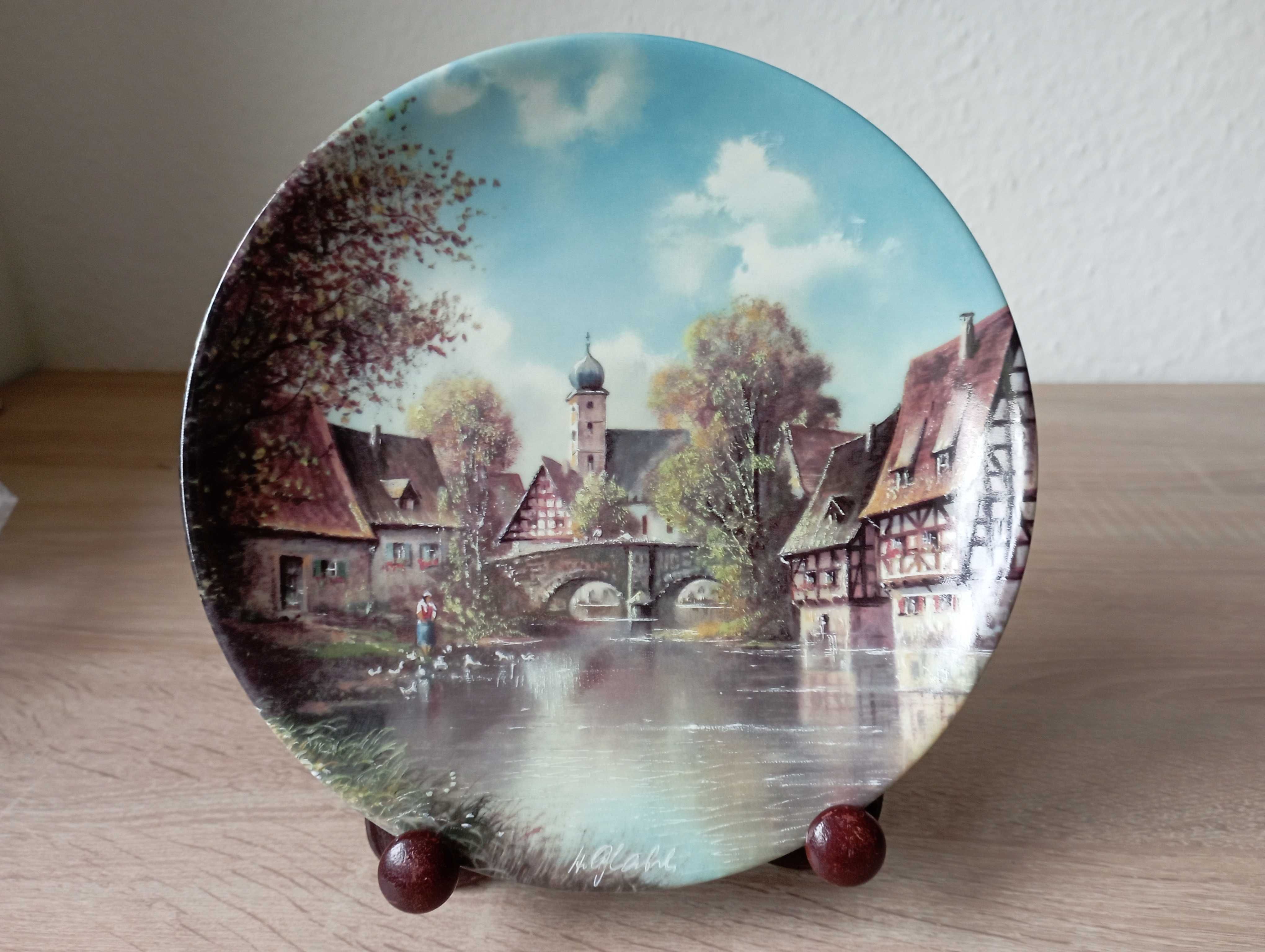 Porcelana Vohenstrauss "An der alten Brücke" - "Na starym moście"