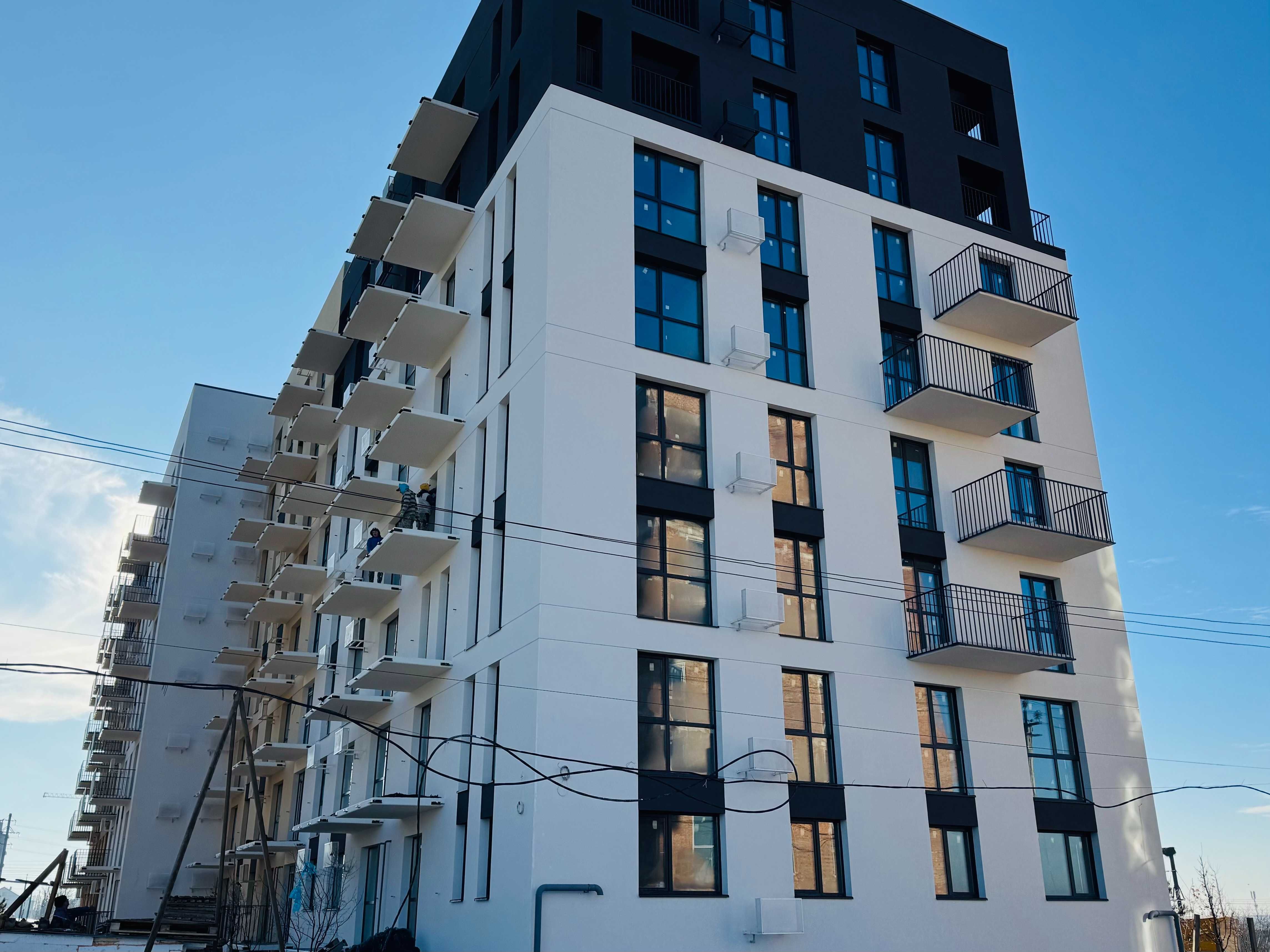 Продаж 1-кімнатної квартири 41кв.(Єоселя) м.Пустомити (9км.від Львова)
