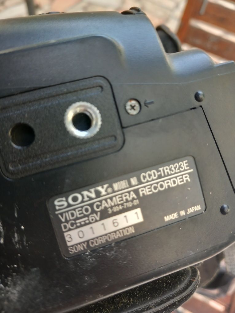 Máquina Filmar Sony Cassetes + Acessórios