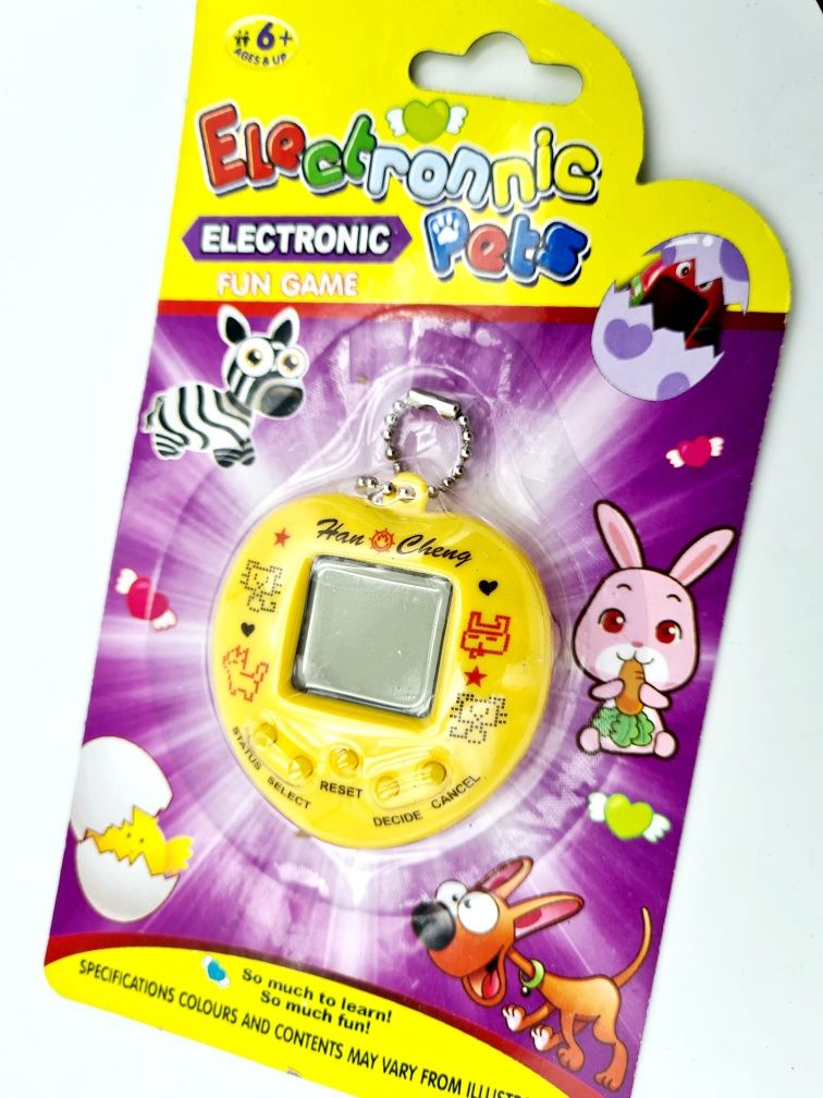 Żółte Tamagotchi Tamagoczi ekstra gierka dla dzieci nowe