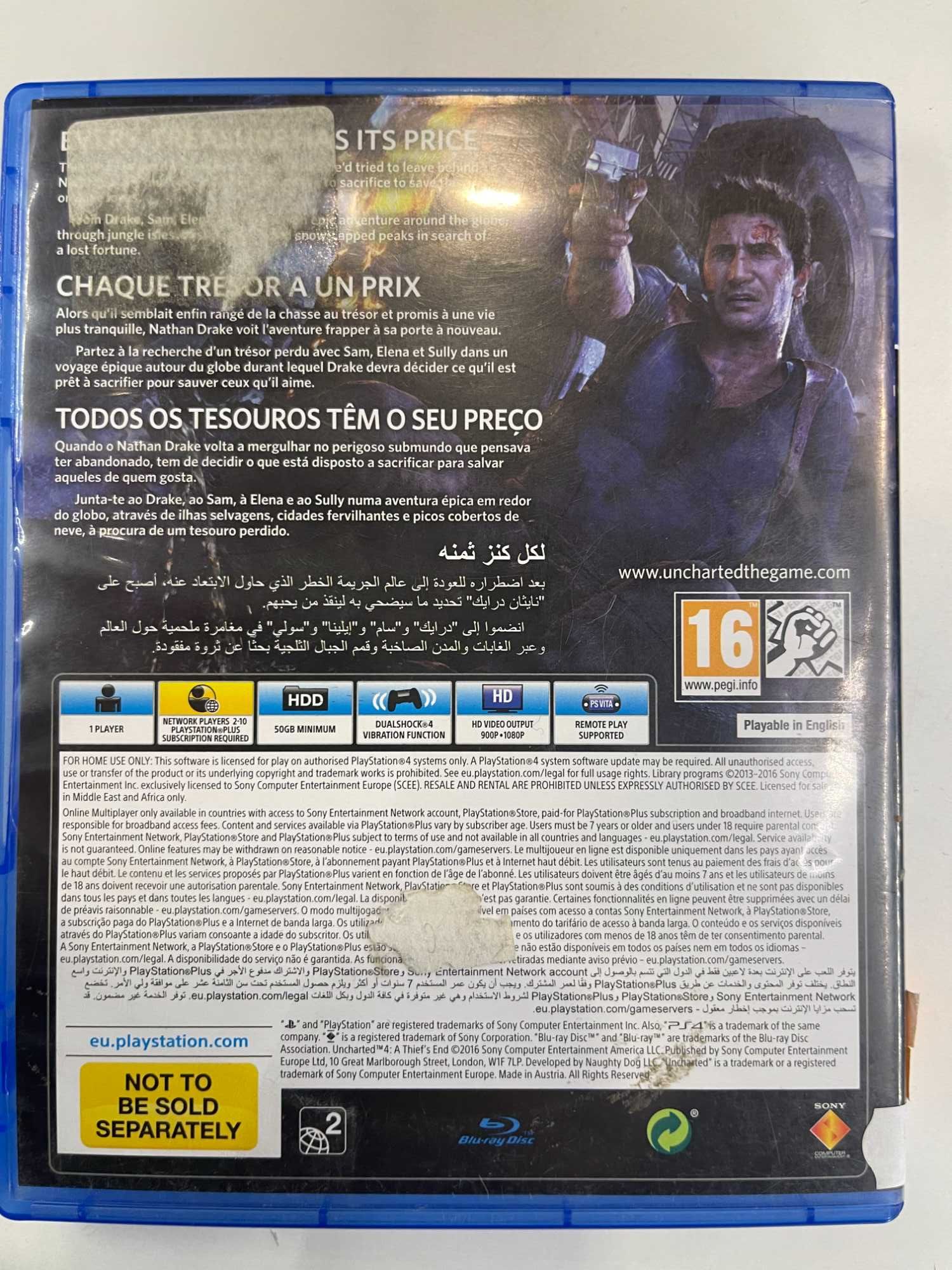 Gra Uncharted 4 Kres Złodzieja Ps4