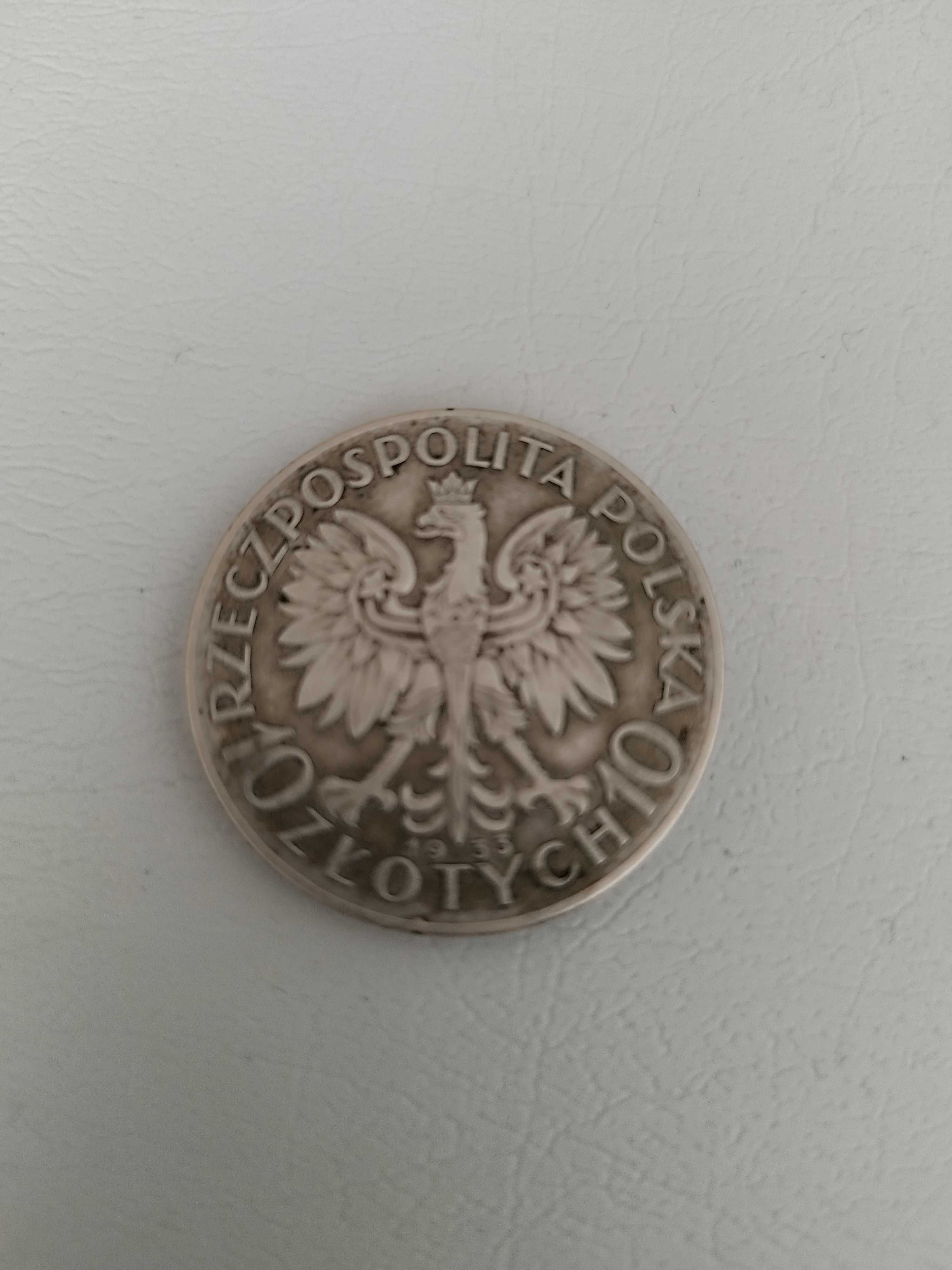 10 zł moneta głowa z 1933 sprzedam