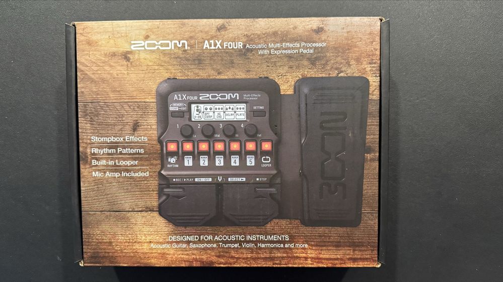 Zoom A1X Four Acoustic FX Pedal