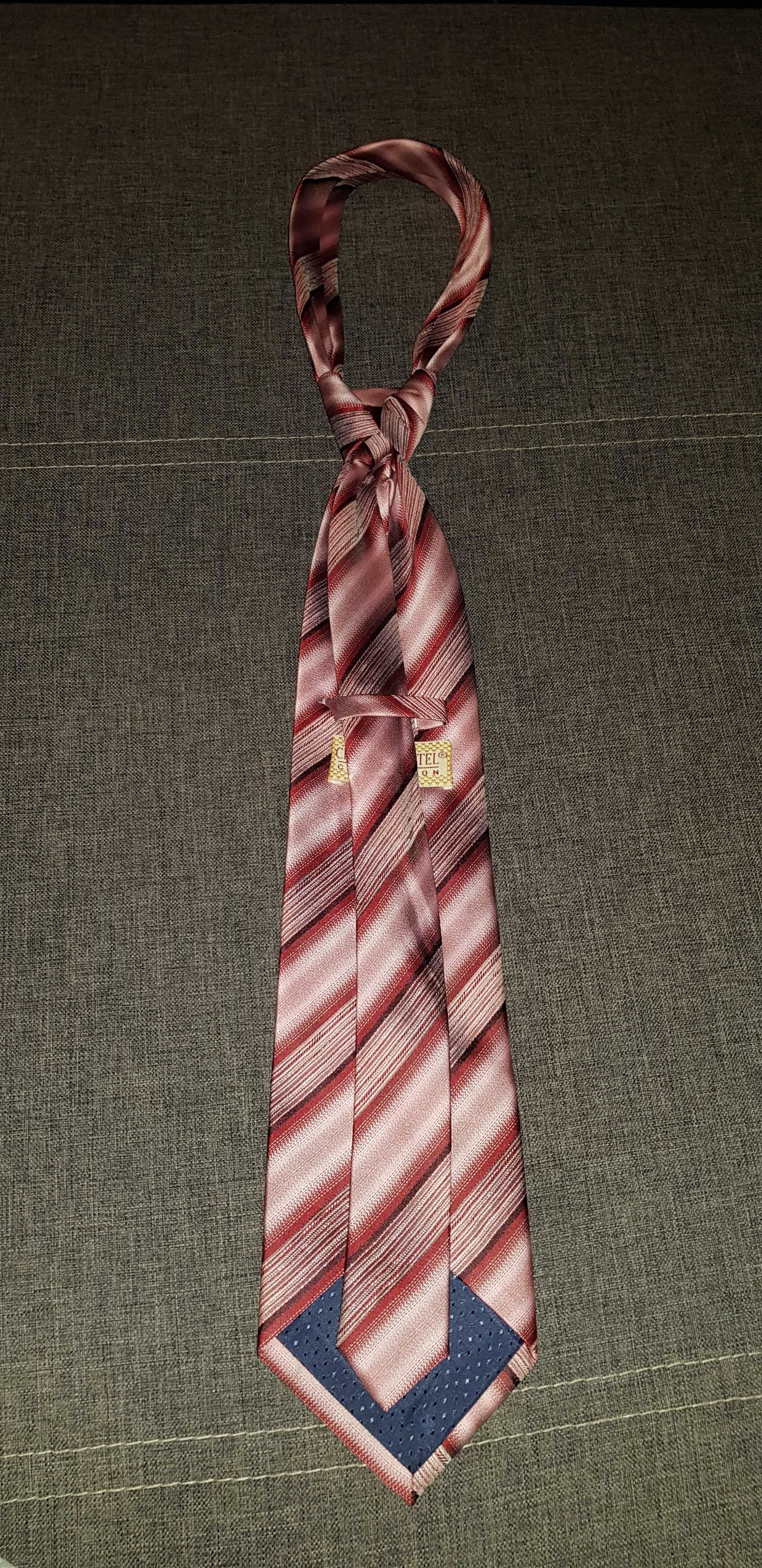 Krawat jedwabny męski- szerokość 9 cm