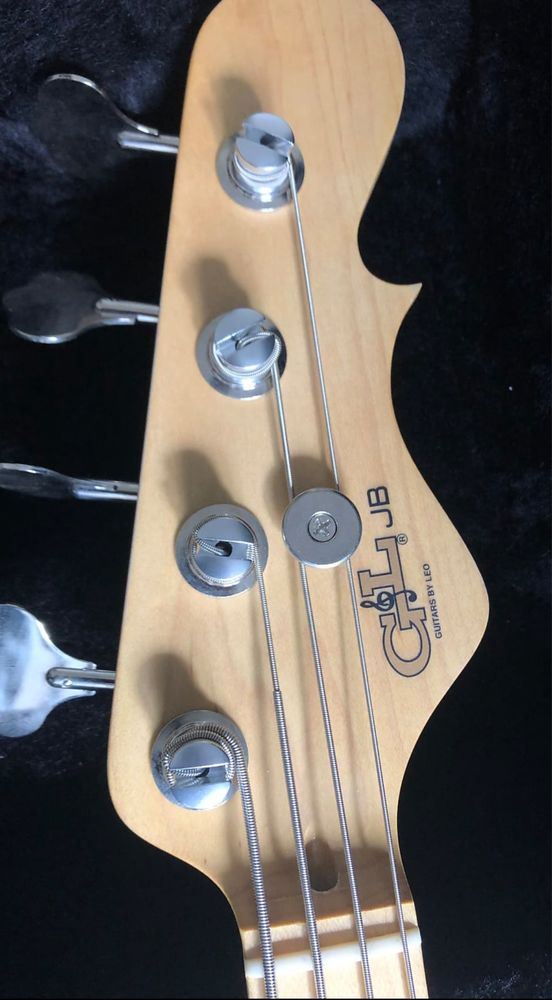 Baixo G&L (Leo Fender) JB (Jazz bass) jazzbass Bass Lemon Drop USA