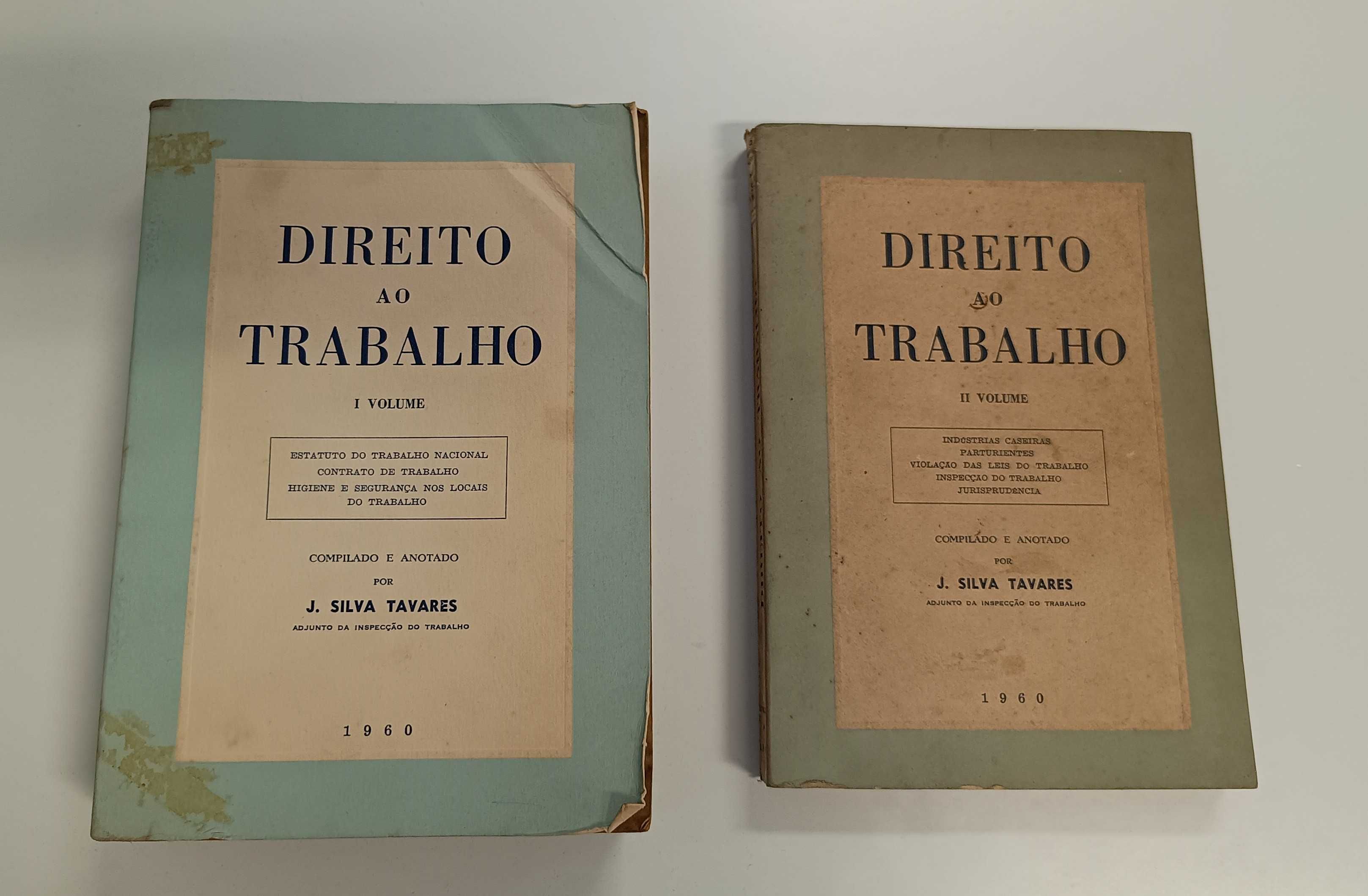 1a edição: Direito ao trabalho, de J. Silva Tavares