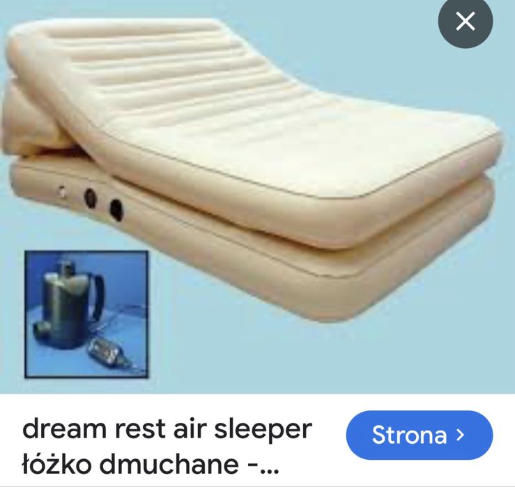 Łóżko dmuchane turystyczne