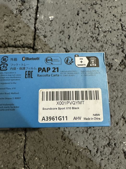 Навушники TWS Anker SoundCore Sport X10