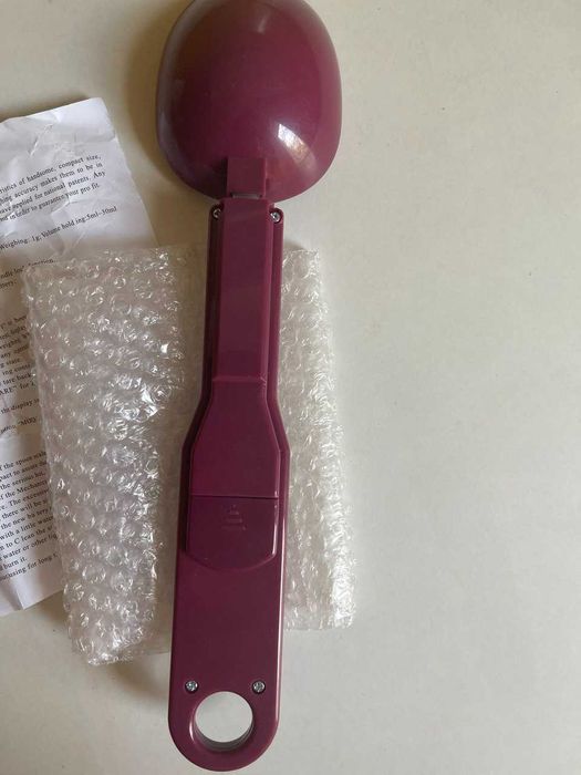 Кухонные весы. Ложка. С LCD экраном. Батарейка в комплекте. Торг.