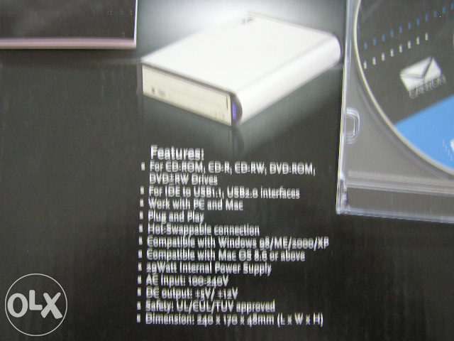 Leitor de dvd externo