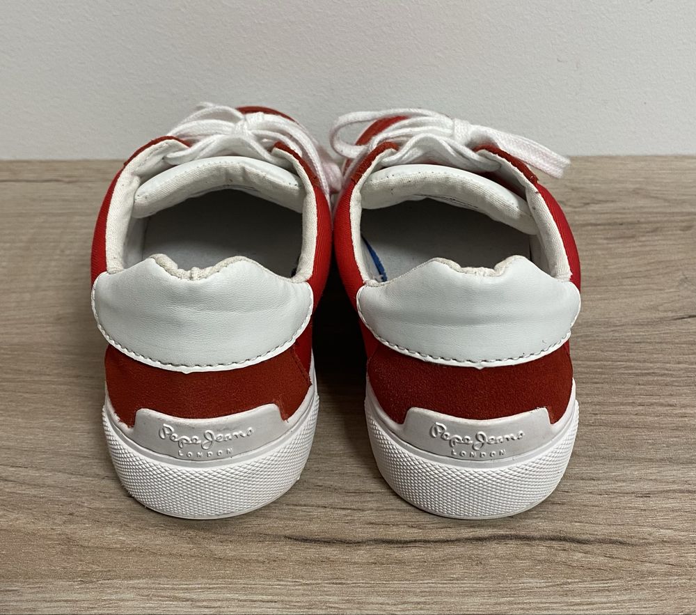 Sneakersy Pepe Jeans Adams Archive Boys 255RED rozmiar 37