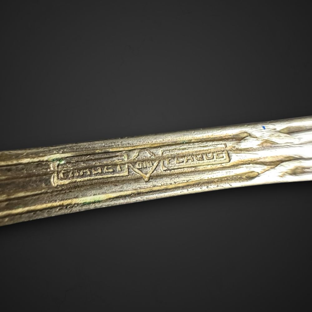 Stara łyżka platerowana Fraget Plaque XXw. B41/11262