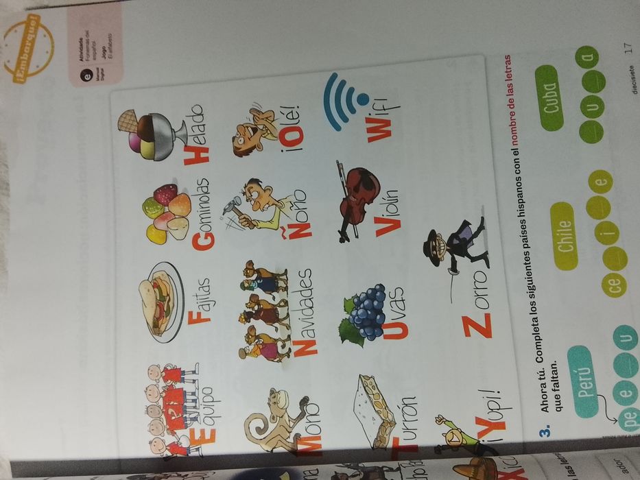 Conjunto de livro e cardeno de atividades espanhol 7 ano