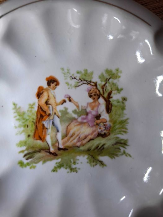 Popielniczka porcelanowa - Miłość Wiedeńska