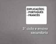 Explicações português e francês presenciais e online