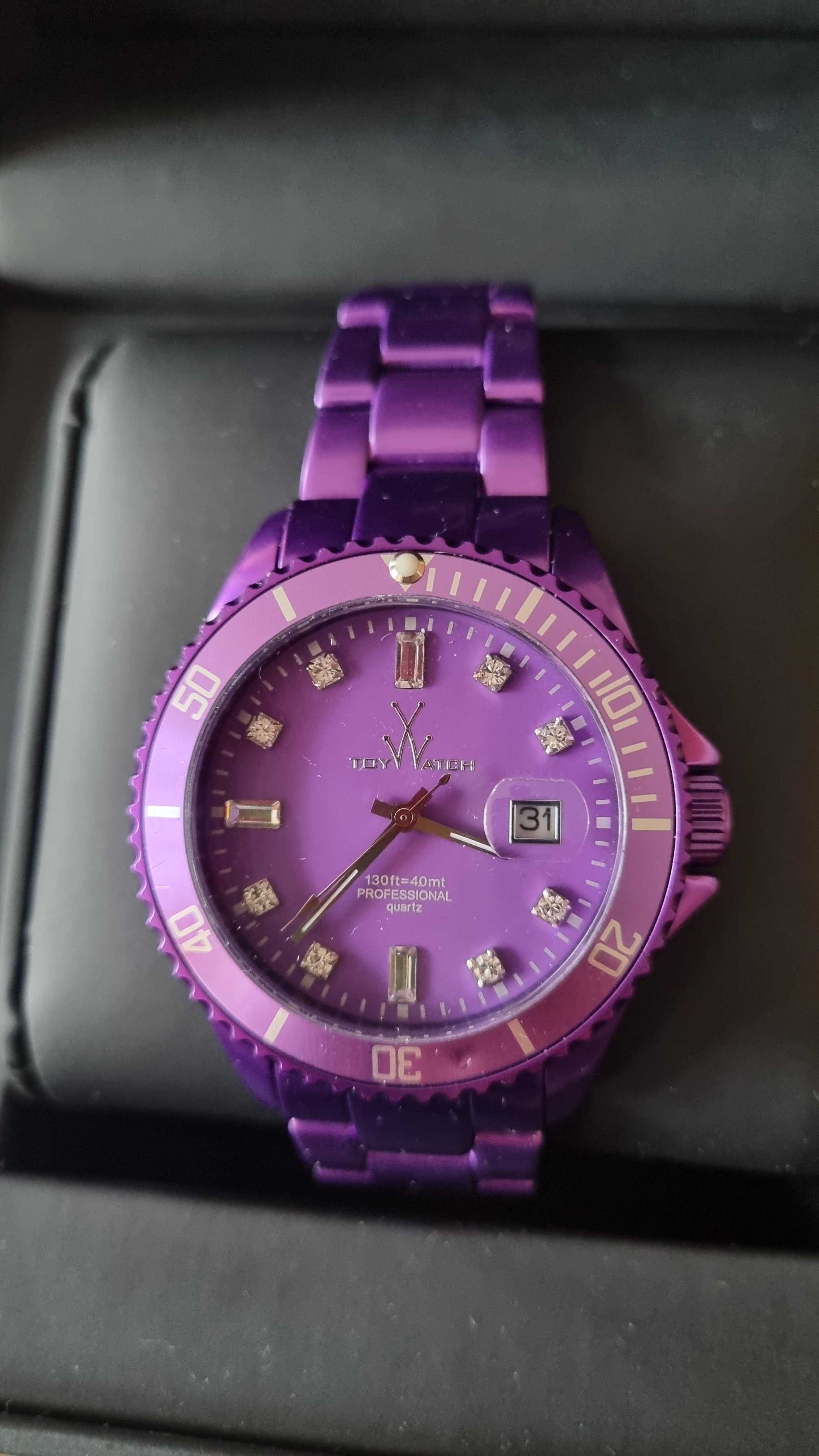Zegarek ToyWatch fioletowy nowy