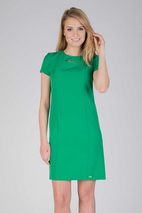Prosta, zielona sukienka Quiosque r. 44 (XXL)