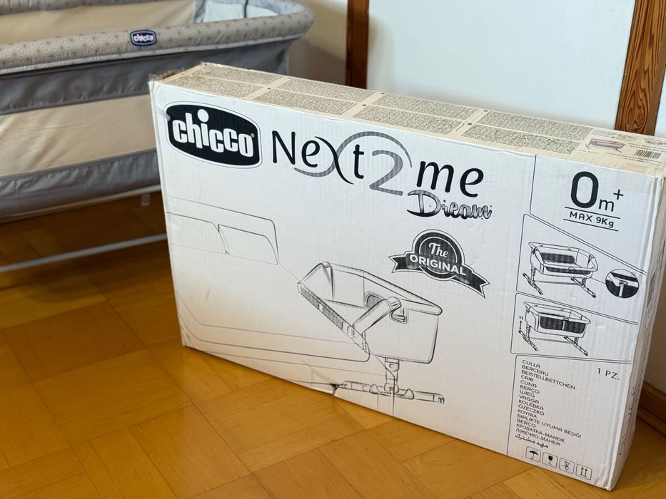 Chicco Next2Me Dream – łóżeczko dostawne z funkcją kołyski - Silver