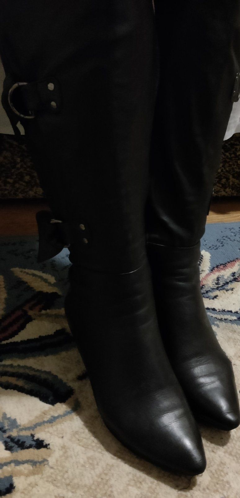 Зимние кожаные сапоги/ зимові шкіряні чоботи 39.5 та 37 розмір