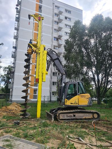 Ścianka berlińska, zabezpieczenie wykopów, palisada, ścianka szczelna