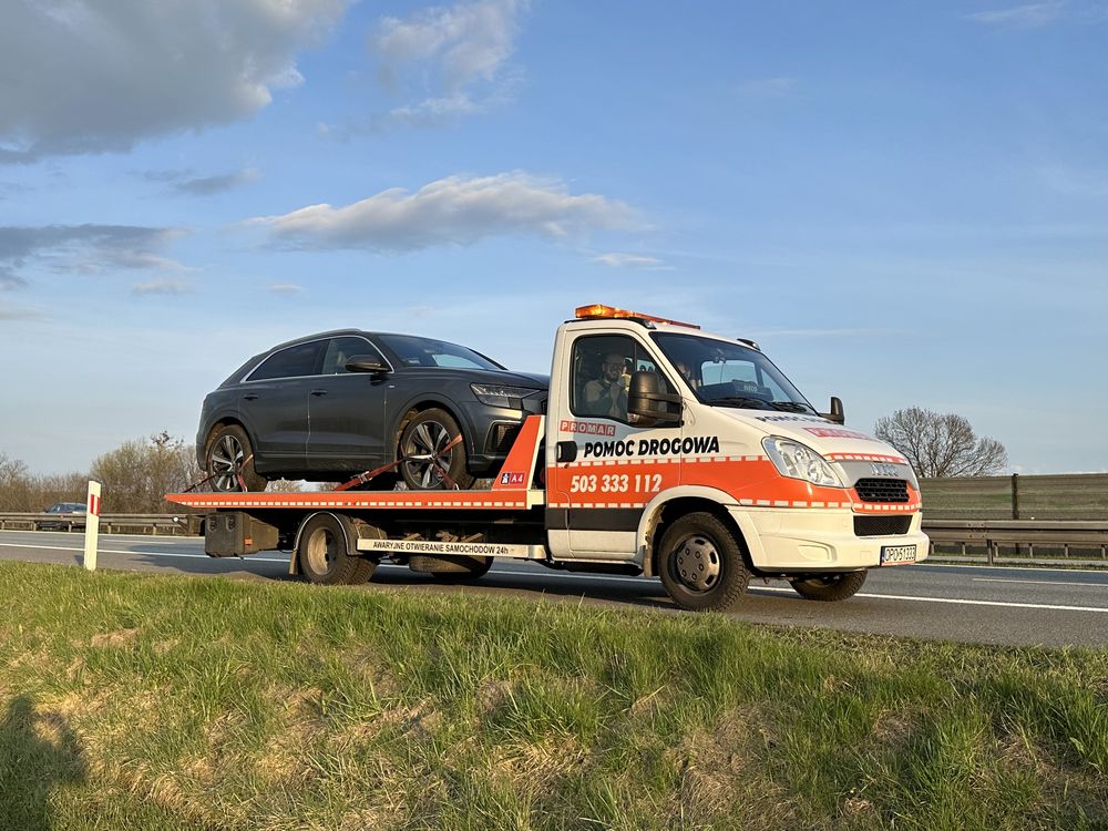 Opole Pomoc Drogowa Krapkowice Holwanie Laweta Autostrada A4