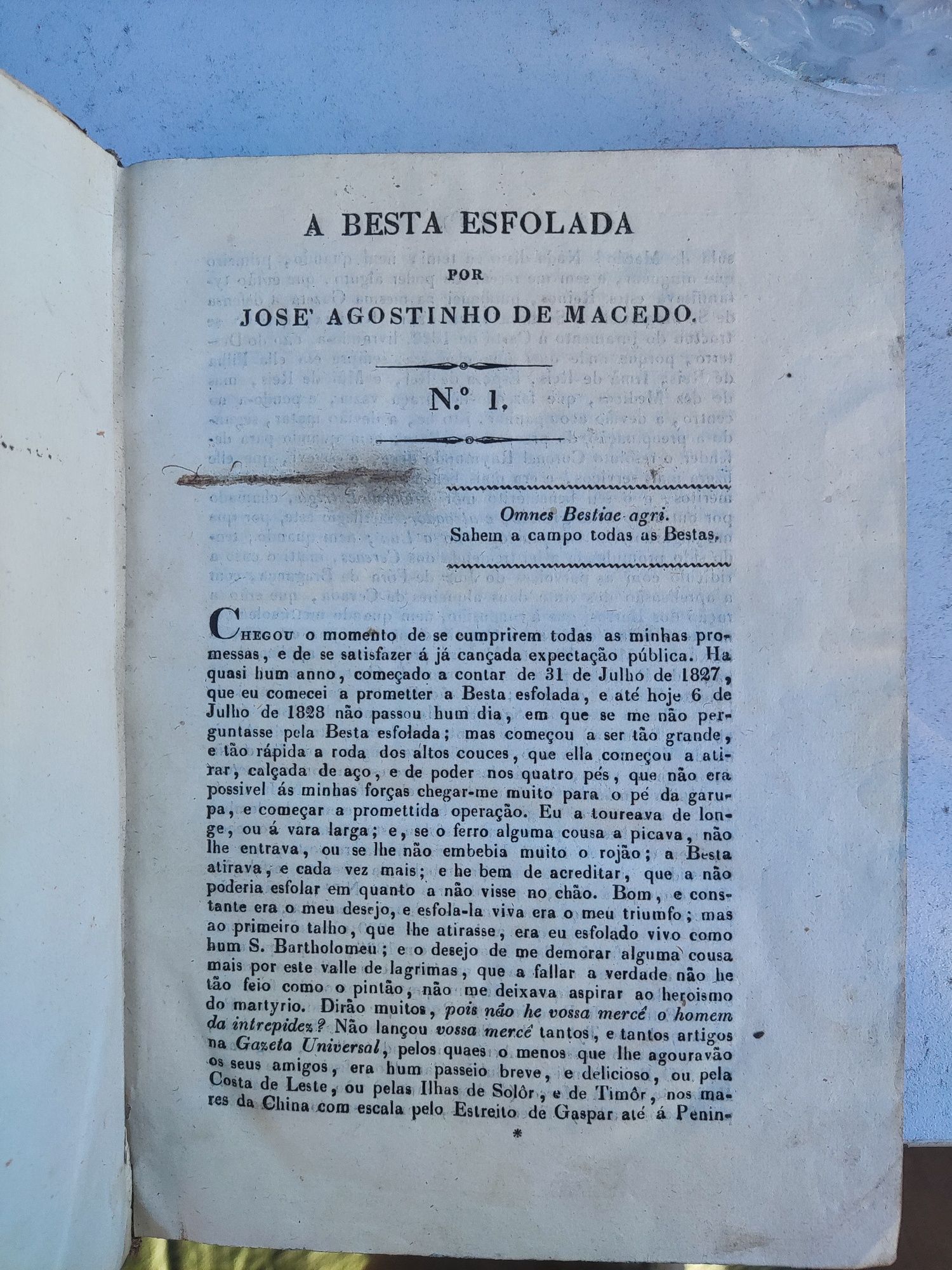 A besta esfolada - Jose Agostinho Macedo 1829