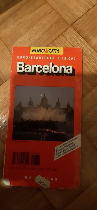 Barcelona mapa made in germany 91/92