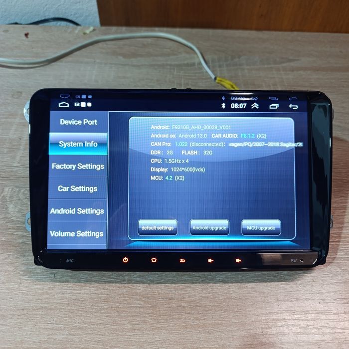 Магнітола 2/32 9" VW Golf Caddy Passat Touran Tiguan Skoda Fabia VW