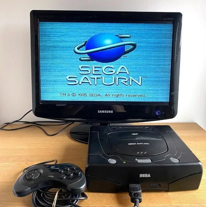 Consola Sega Saturn + Controlador + FIFA Soccer 96