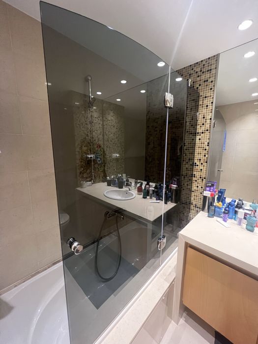 Divisoria de banho vidro profiltek