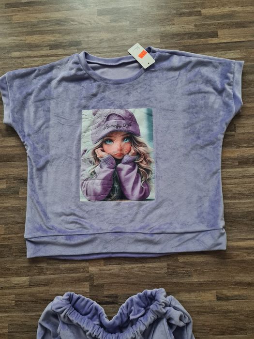 Dres welurowy damski