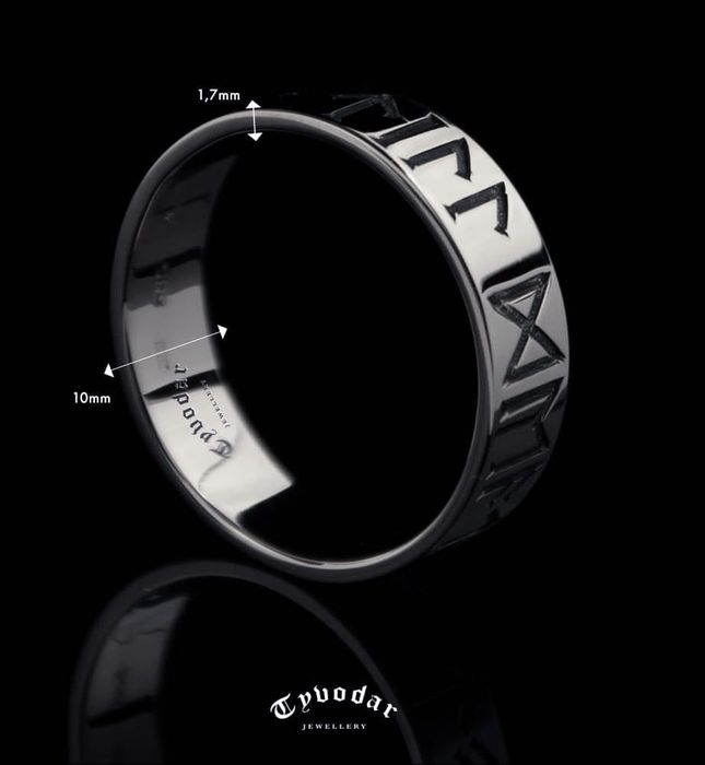Obrączki z runami | Srebro 925 | Biżuteria z runami | TYVODAR.COM