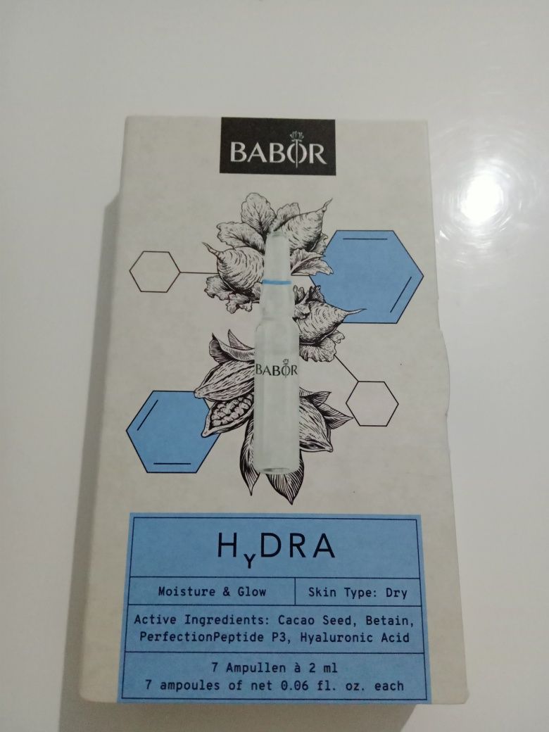 Babor hydra miniaturę & glow 7 Ampułek 14 ML serum