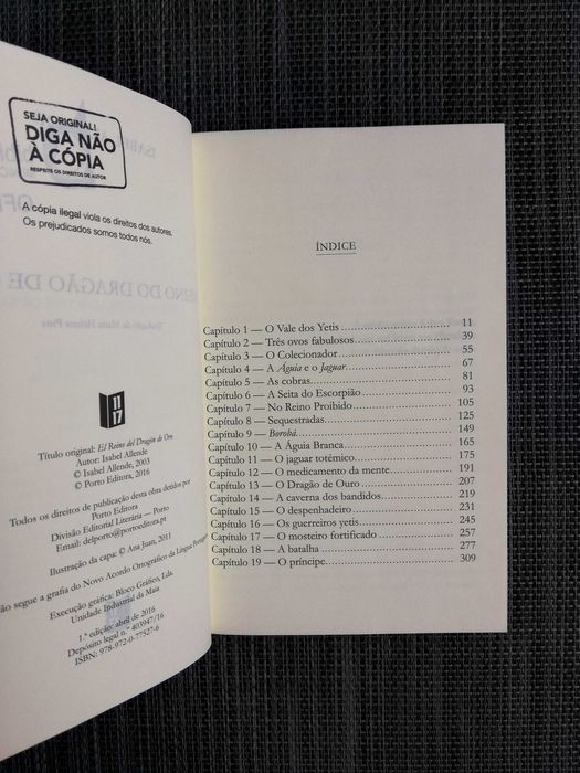 O Reino do Dragão de Ouro - Isabel Allende (portes grátis)